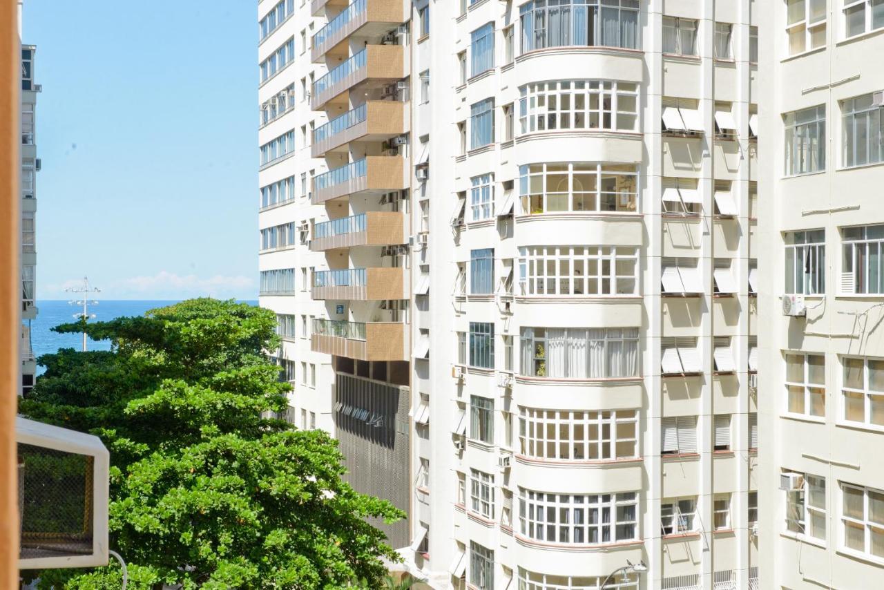 Vista Lateral Mar Copacabana Rio de Janeiro Eksteriør billede