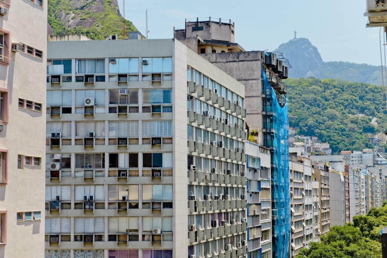 Vista Lateral Mar Copacabana Rio de Janeiro Eksteriør billede