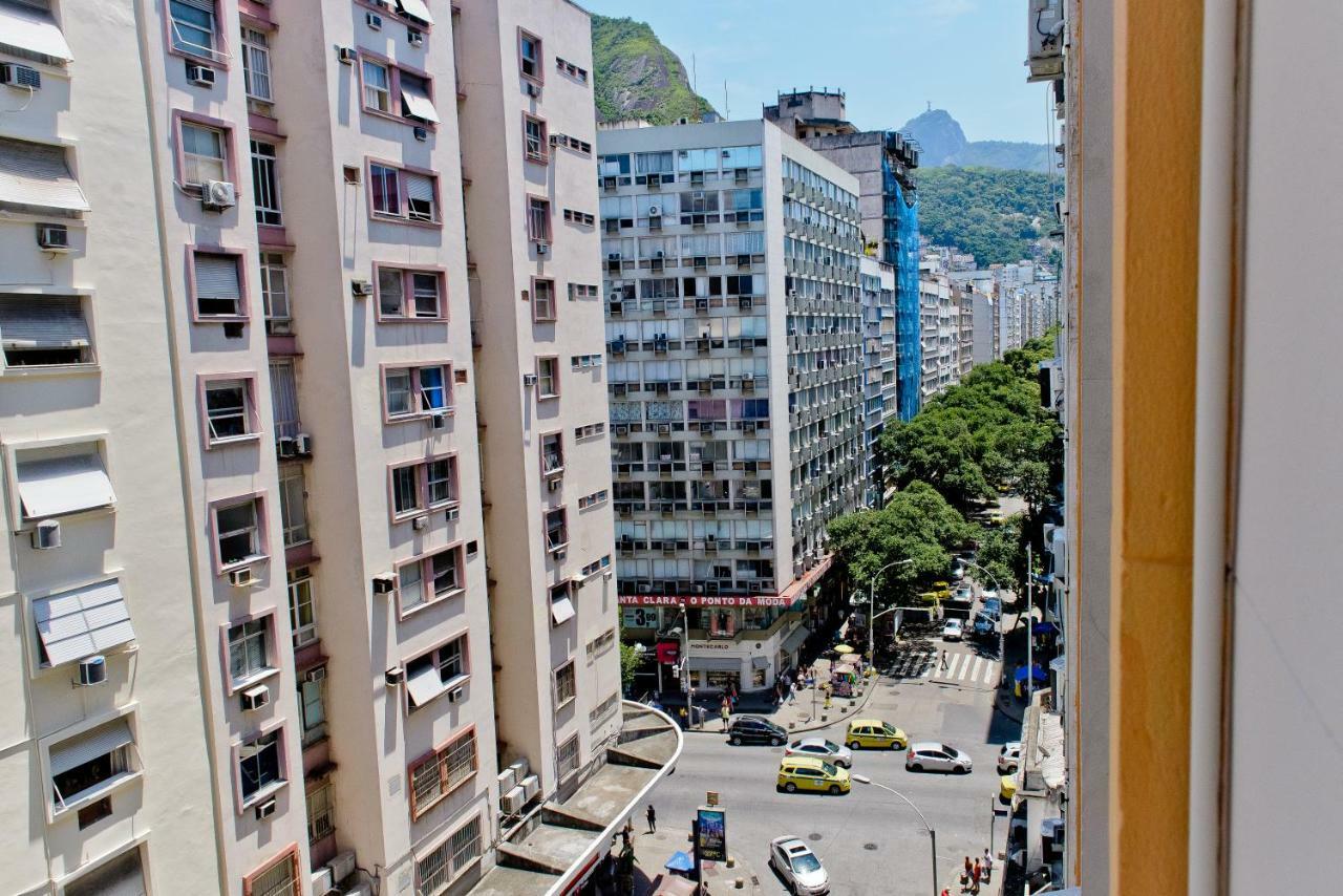 Vista Lateral Mar Copacabana Rio de Janeiro Eksteriør billede