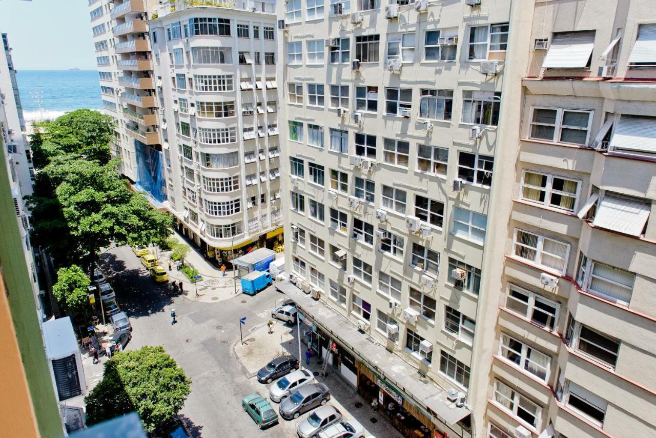 Vista Lateral Mar Copacabana Rio de Janeiro Eksteriør billede