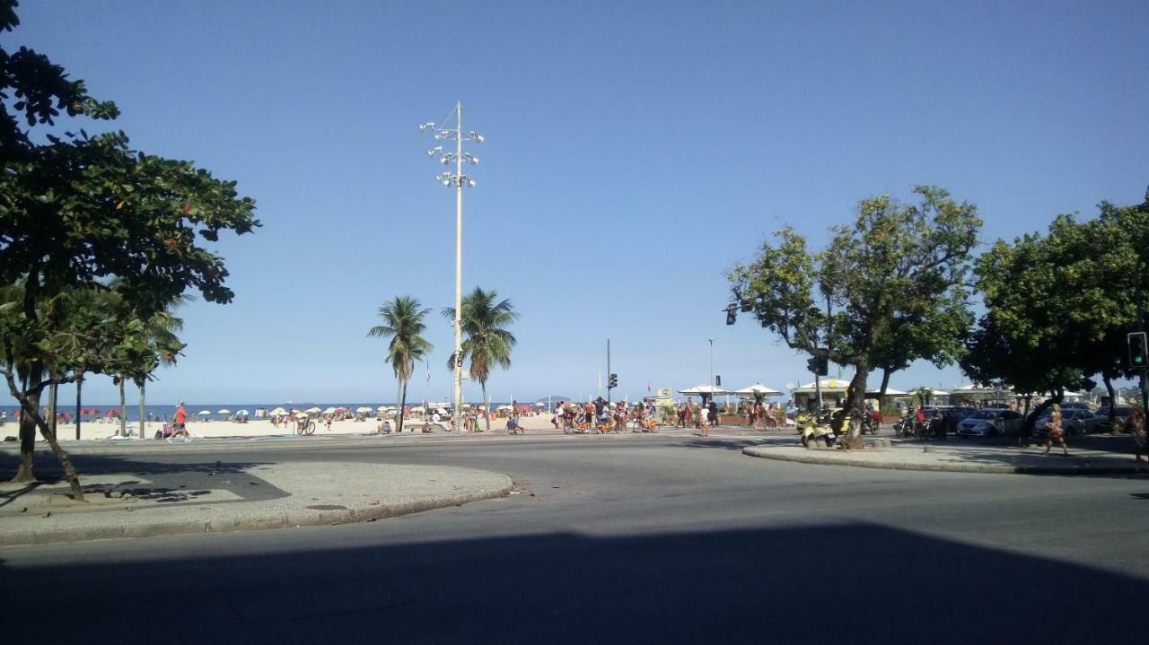 Vista Lateral Mar Copacabana Rio de Janeiro Eksteriør billede