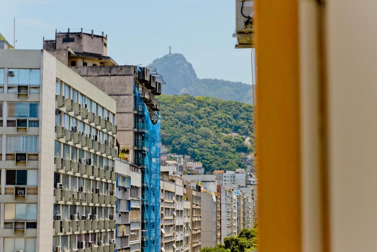 Vista Lateral Mar Copacabana Rio de Janeiro Eksteriør billede